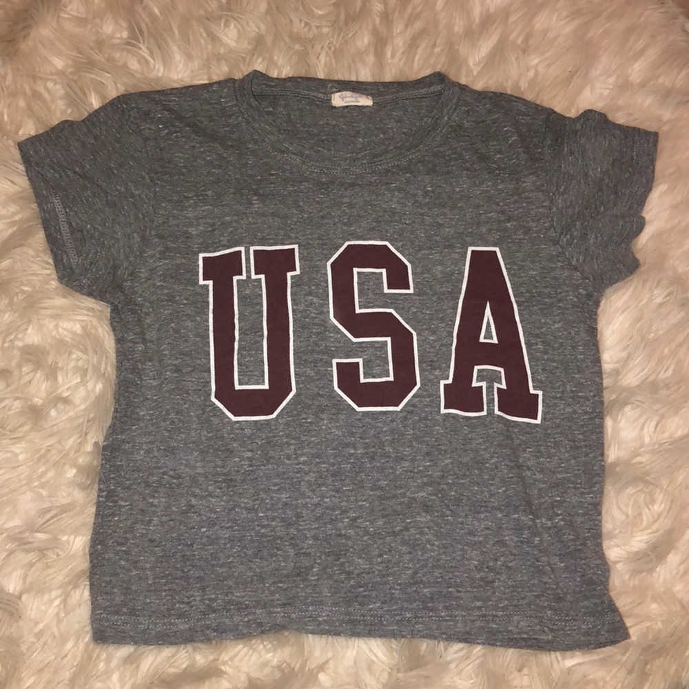 USA Cropped T-Shirt
